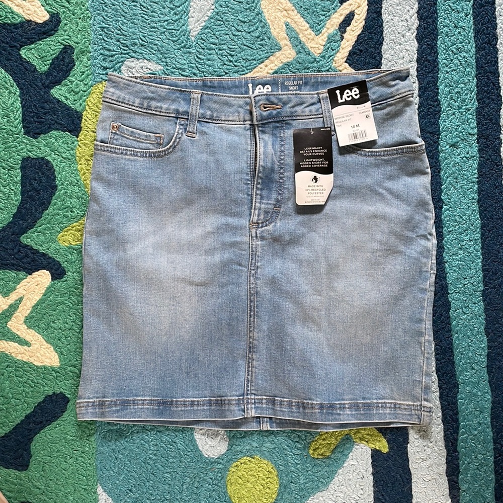 Denim Skort